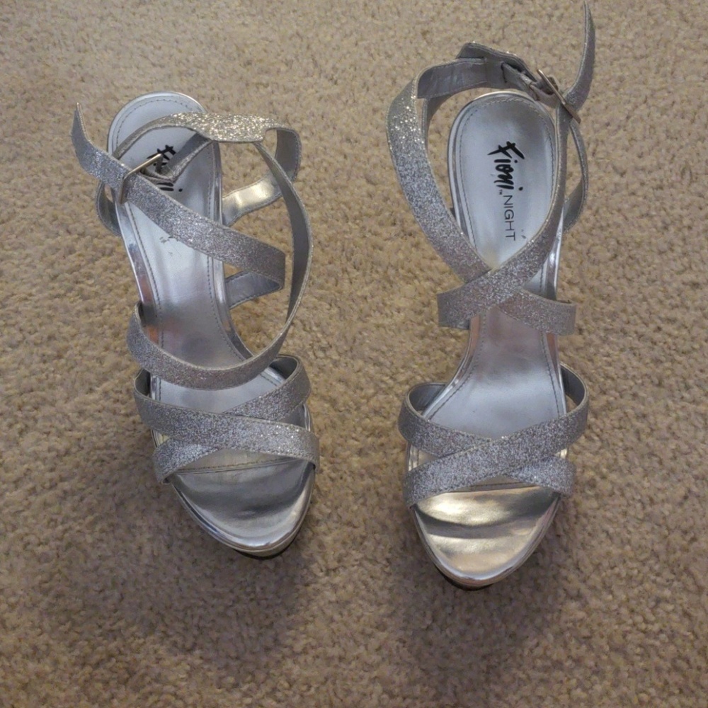 Silver Pumps